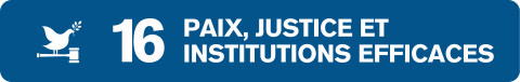 ODD 16 Paix, justice et institutions efficaces